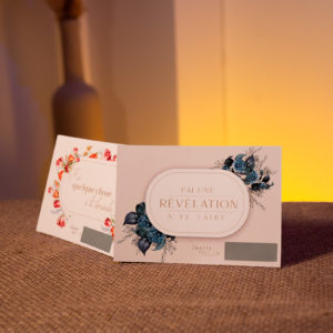 Carte à gratter - Révélation